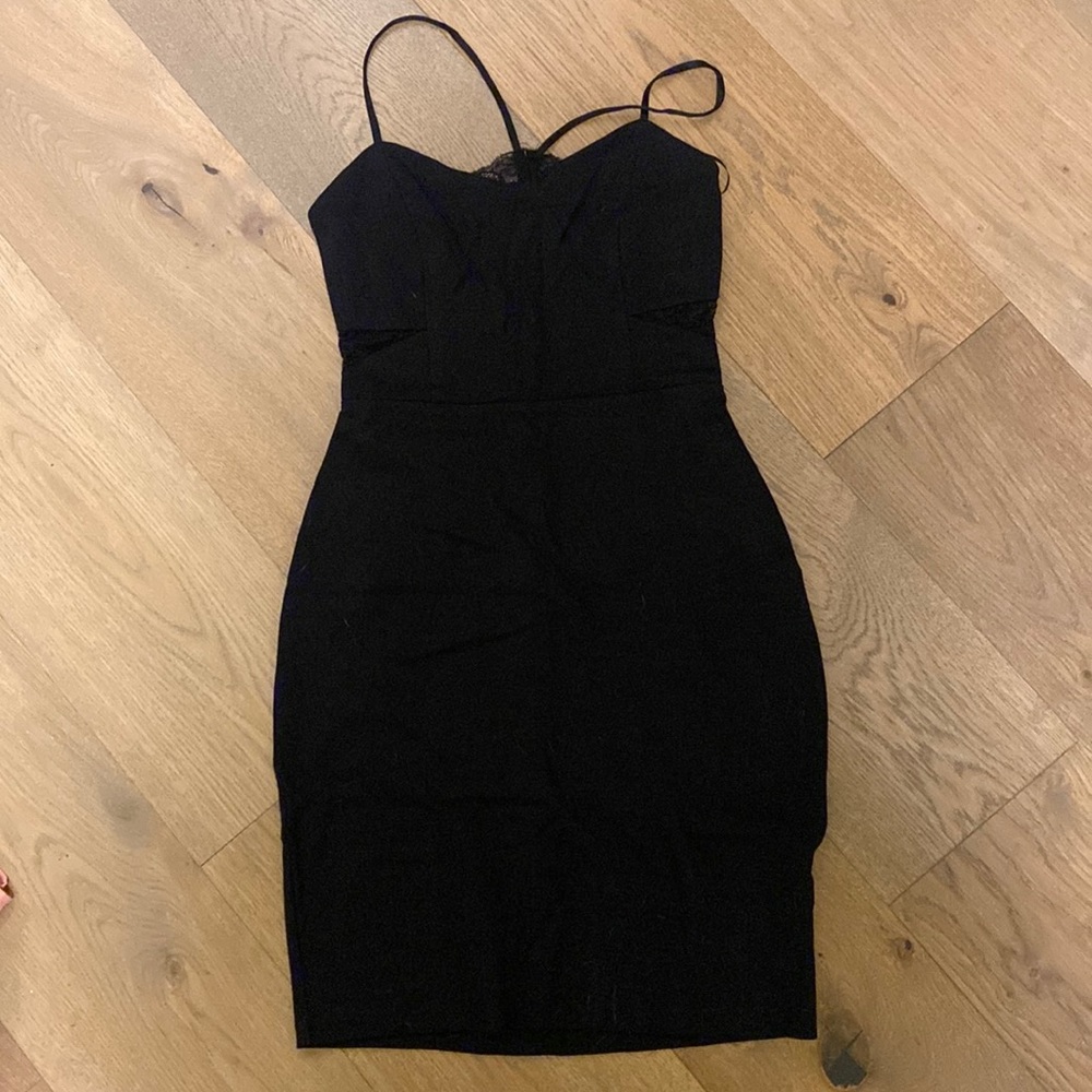 Express black mini bodycon